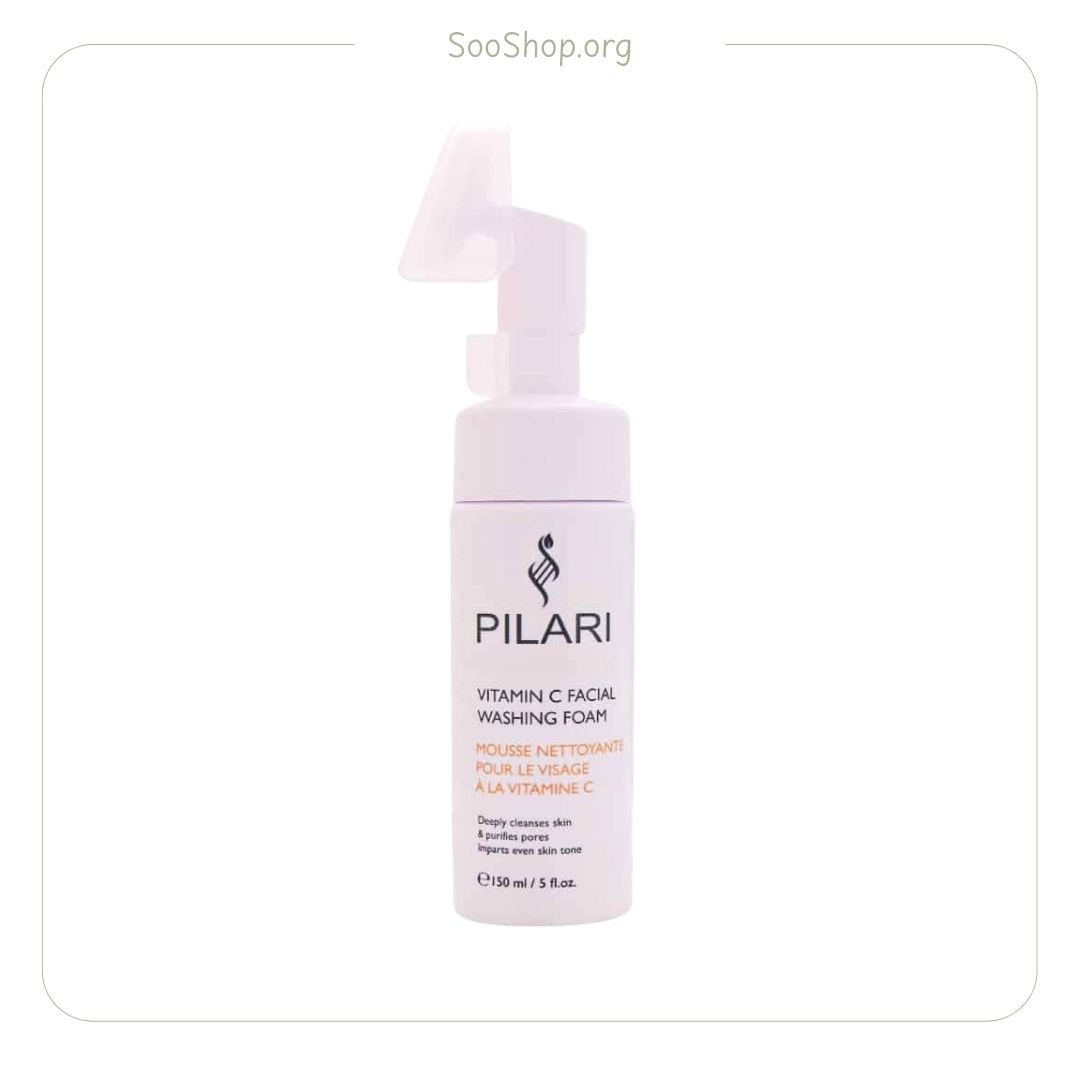 فوم پاک کننده ویتامین سی پیلاری (اصل) | Pilari Vitamin C Cleansing Foam 150ml