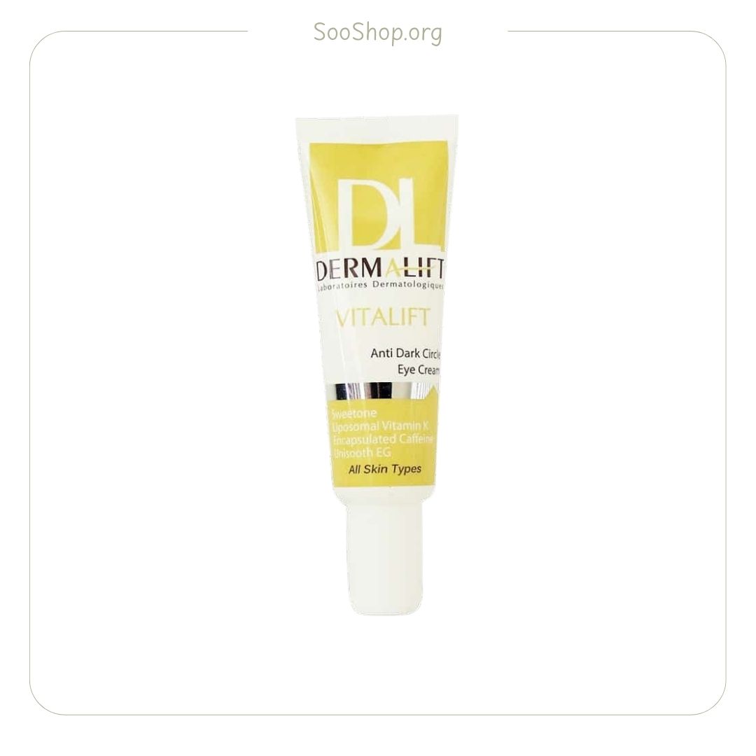 کرم ضد چروک و ضد تیرگی دور چشم ویتالیفت درمالیفت (اصل) | Dermalift Vitalift Anti-Wrinkle & Dark Circle Eye Cream