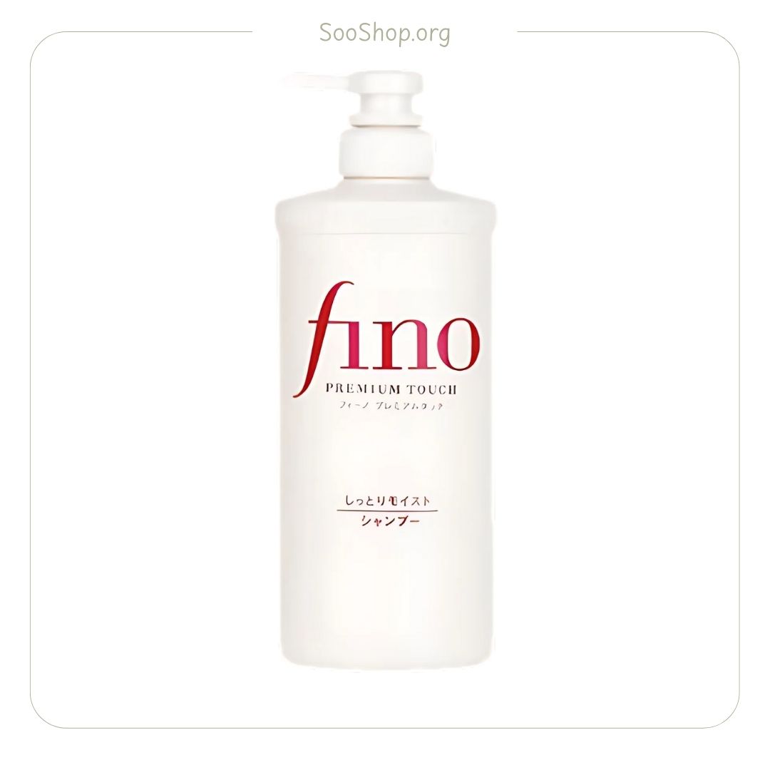 شامپو فینو شیسیدو مدل Premium Touch حجم 550 میل (اصل) | Fino Shiseido Premium Touch Shampoo 550ml