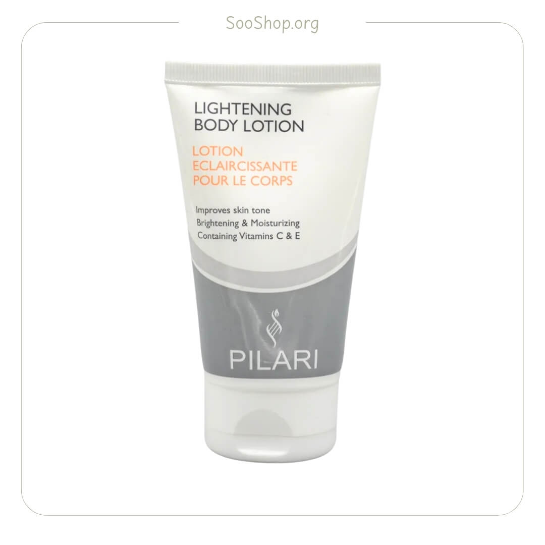 لوسیون روشن کننده بدن ویتامین سی پیلاری حجم 150 میل (اصل) | Pilari Vitamin C Body Lightening Lotion 150ml