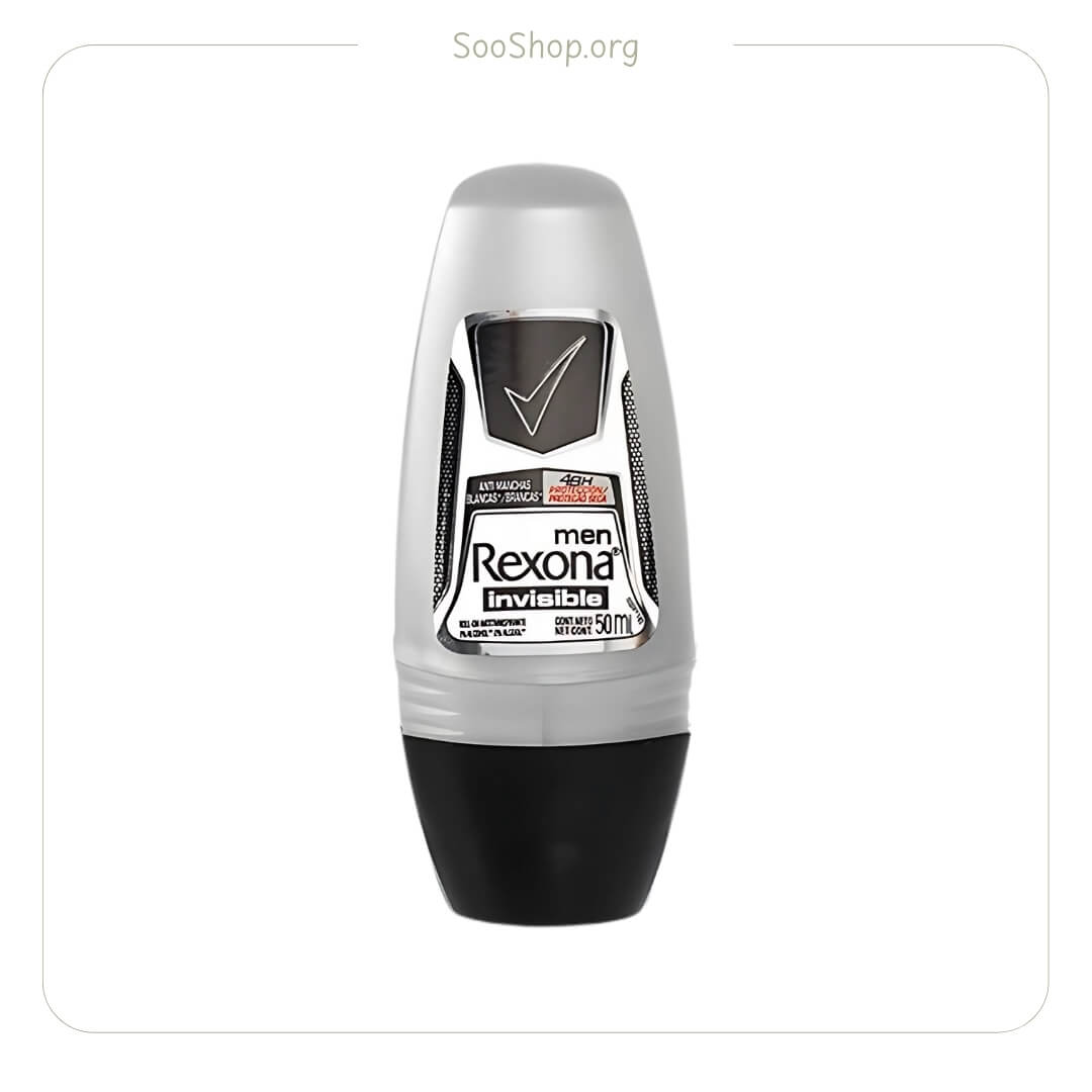 مام رول ضد تعریق مردانه اینویزیبل رکسونا (Rexona Invisible Antiperspirant Roll-On For Men)