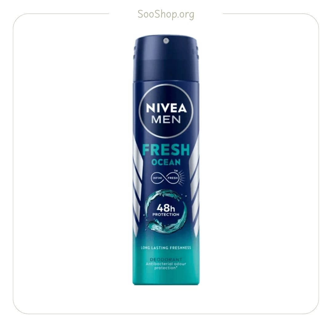 اسپری بدن مردانه نیوآ مدل فرش اوشن (اصل) | Nivea Men Fresh Ocean Body Spray