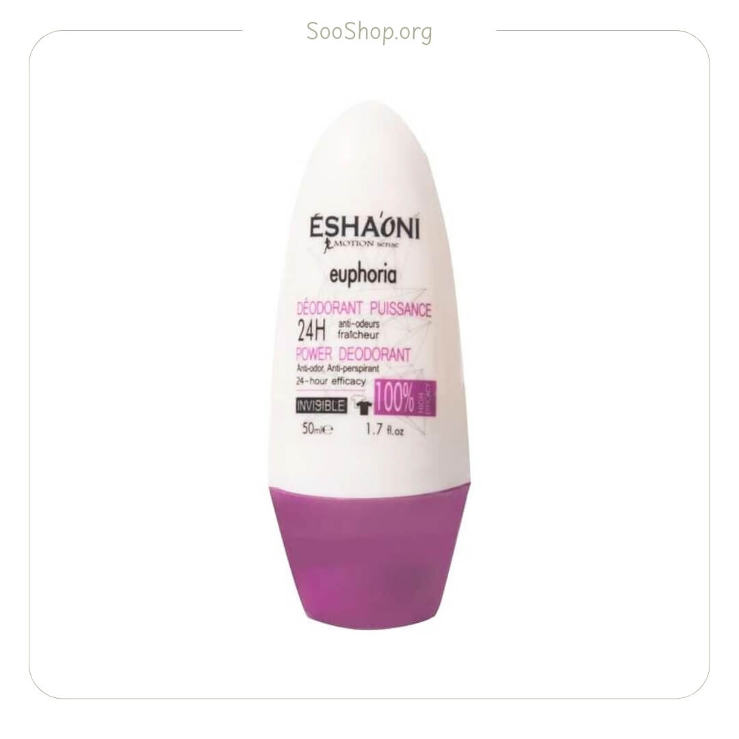 مام رول دئودورانت زنانه اشااونی مدل ایفوریا (اصل) | Eshaoni Euphoria Deodorant For Women