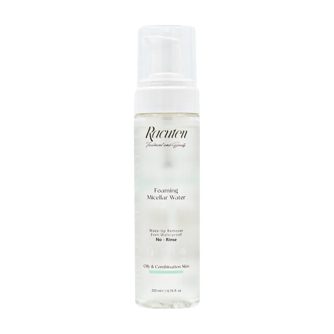 فوم میسلار چرب و مختلط ۲۰۰ میل راکوتن (اصل) | Racuten Micellar Foam for Oily & Combination Skin 200ml