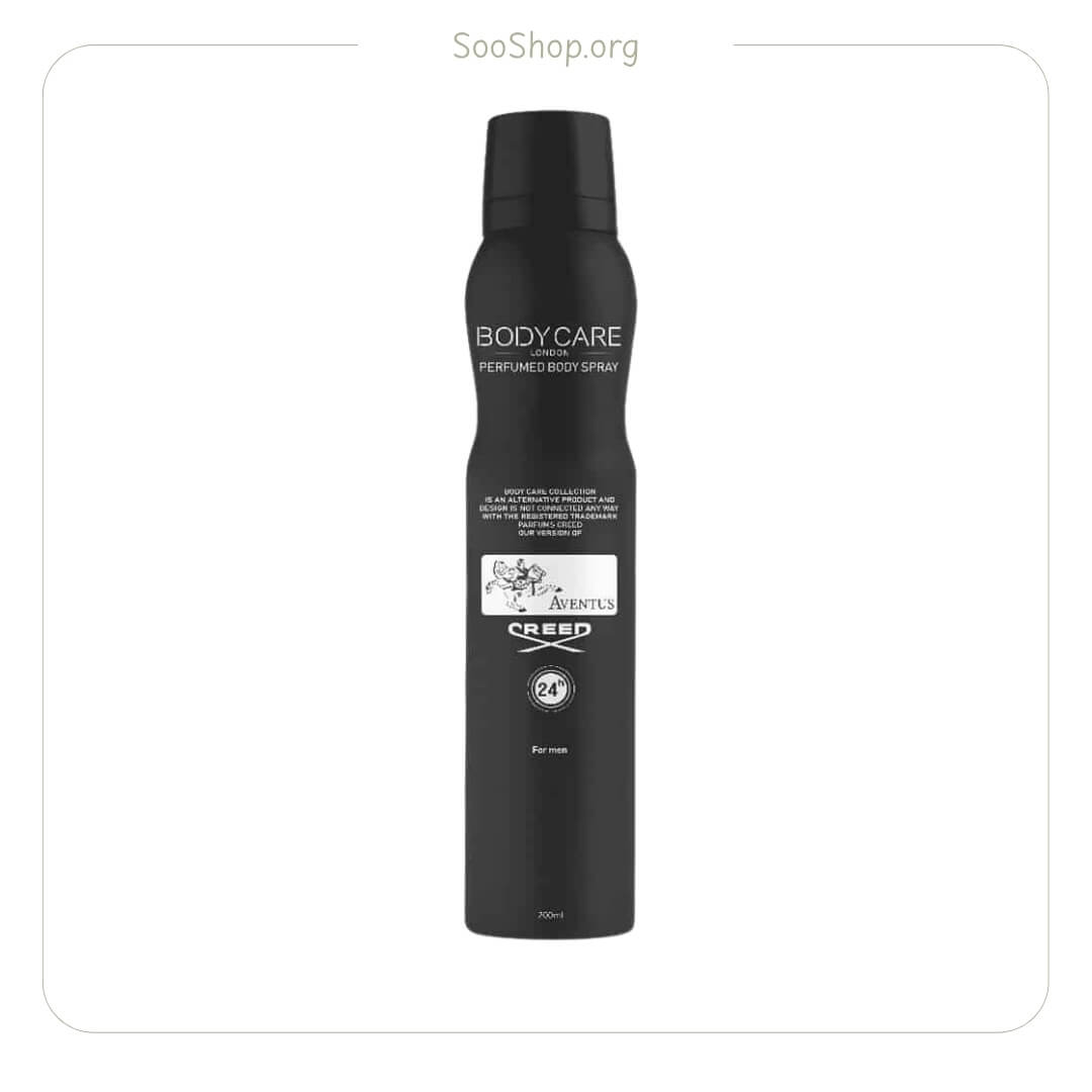 اسپری خوشبو کننده بدن مردانه بادی کر با رایحه Aventus (اصل) | Body-Care Aventus Scent Body Spray for Men
