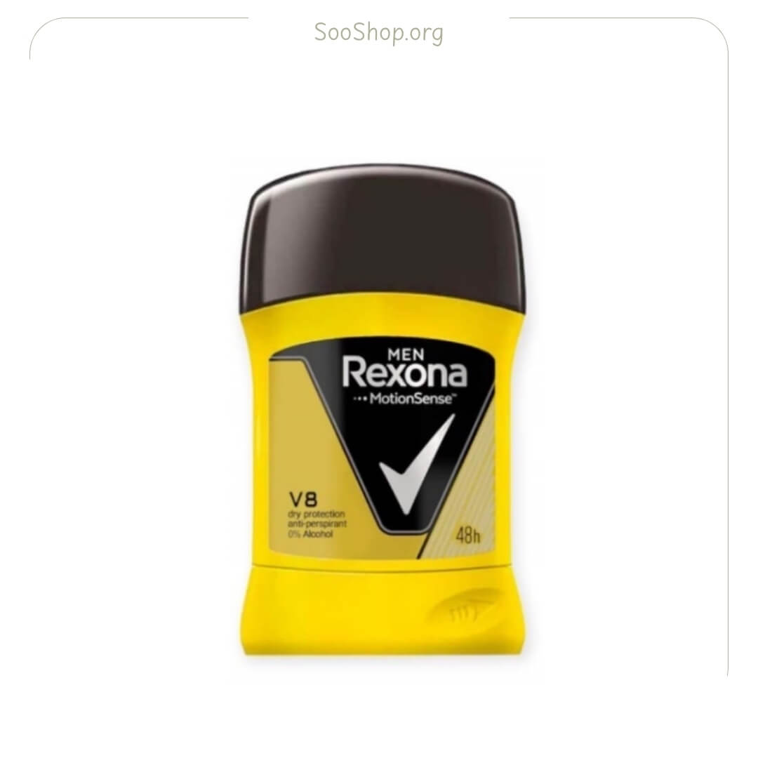 استیک ضد تعریق مردانه رکسونا مدل V8 (اصل) | Rexona V8 Antiperspirant Stick for Men