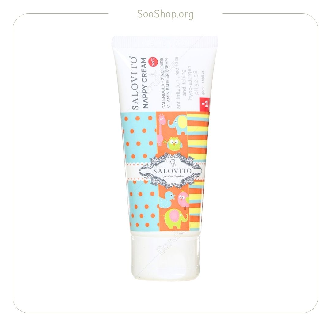 سالوویتو – کرم پای کودک زیر یک سال | Salovito Baby Diaper Cream Under 1 Year