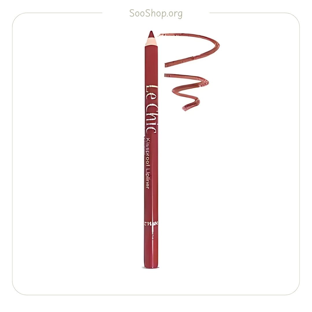 رژ لب مدادی بادوام شماره ۱۴۲ لچیک | Le chic Longstay Lip Crayon No. 142