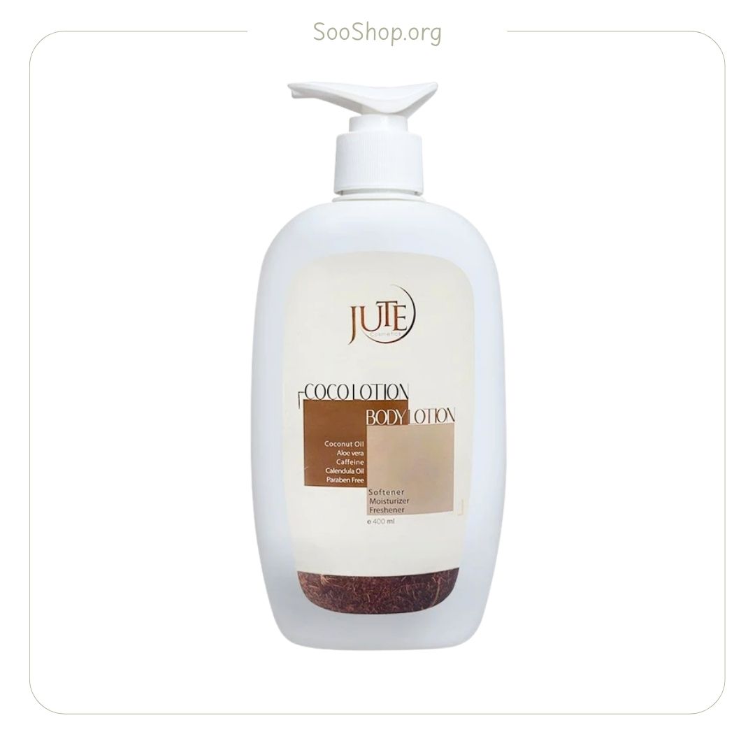 ژوت – لوسیون بدن نارگیل (۴۰۰ میل) | Jute Coconut Body Lotion (400ml)