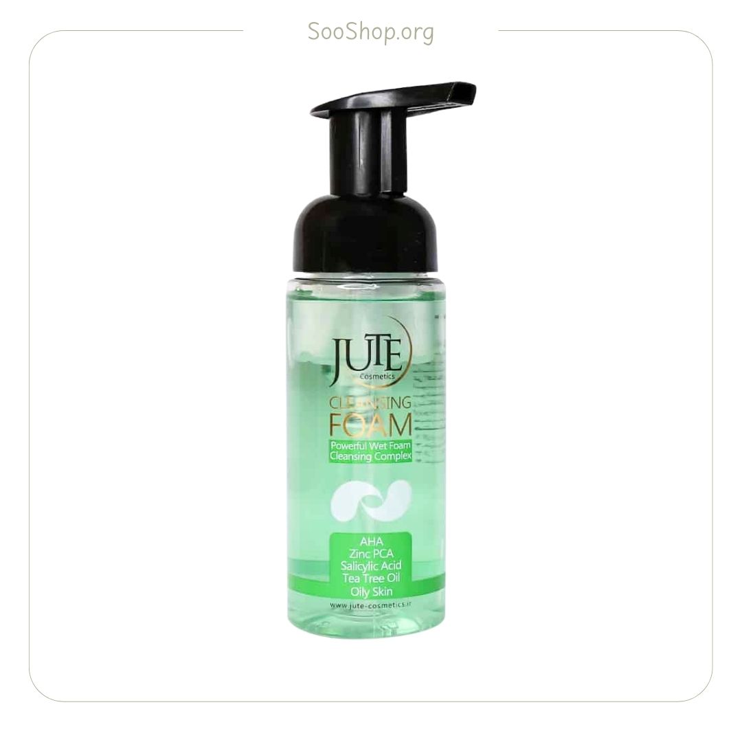 ژوت – فوم شستشوی صورت پوست چرب (۱۵۰ گرمی) | Jute Oily Skin Face Foam (150g)