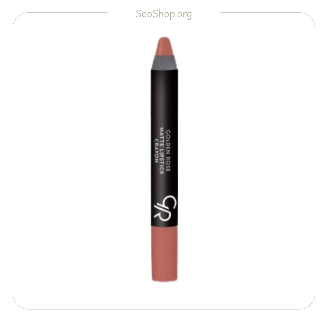 رژ لب مدادی مات گلدن رز شماره 18 (اصل) | Golden Rose Matte Lipstick Crayon 18
