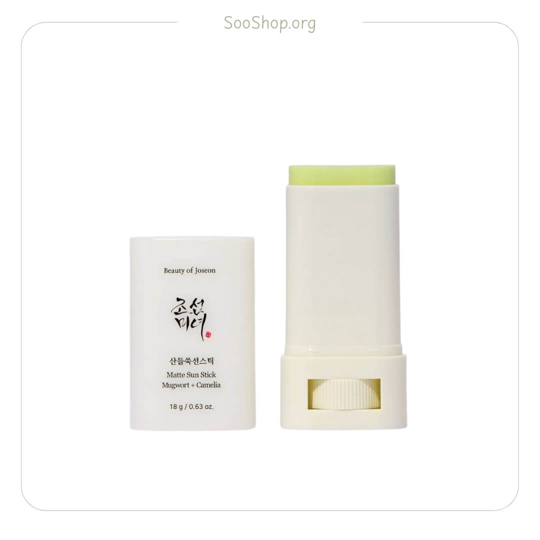 ضد آفتاب استیکی مات بیوتی آف جوسان SPF 50 (اصل) | Beauty of Joseon Matte Sun Stick : Mugwort+Camelia SPF50