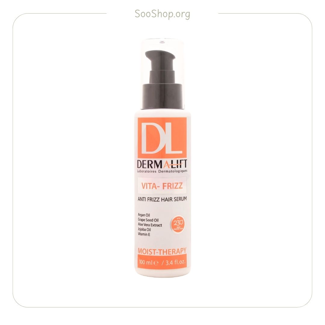 سرم مخصوص موهای محافظ و براق - آنتی فریز درمالیفت (اصل) | Dermalift Anti-Frizz & Shine Hair Serum