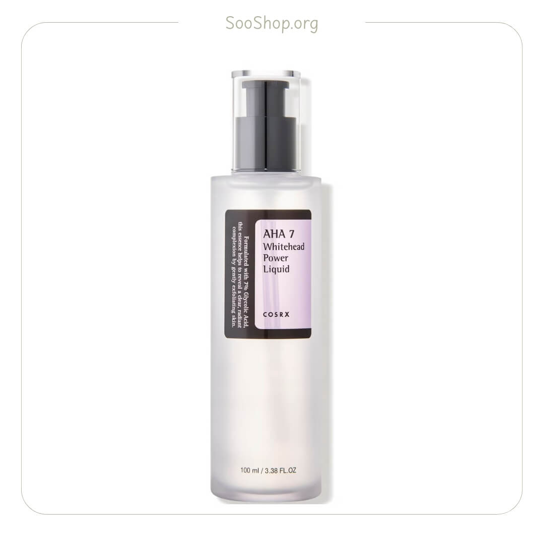 تونر لایه بردار کوزارکس مدل AHA 7 Whitehead Power Liquid حجم 100 میل (اصل) | COSRX AHA 7 Whitehead Power Liquid 100ml