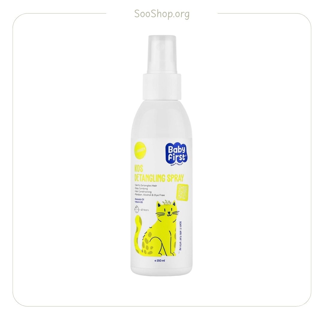 اسپری نرم کننده مو کودک 150 میل بیبی فرست Baby First Hair Spray 150 ml