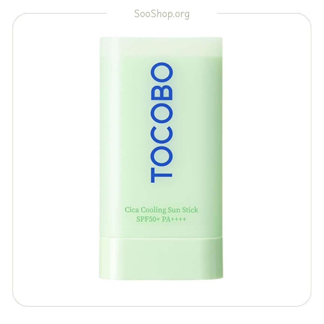 ضد آفتاب استیکی خنک کننده توکوبو مدل CICA Cooling SPF 50 (اصل) | Tocobo CICA Cooling Sun Stick SPF50
