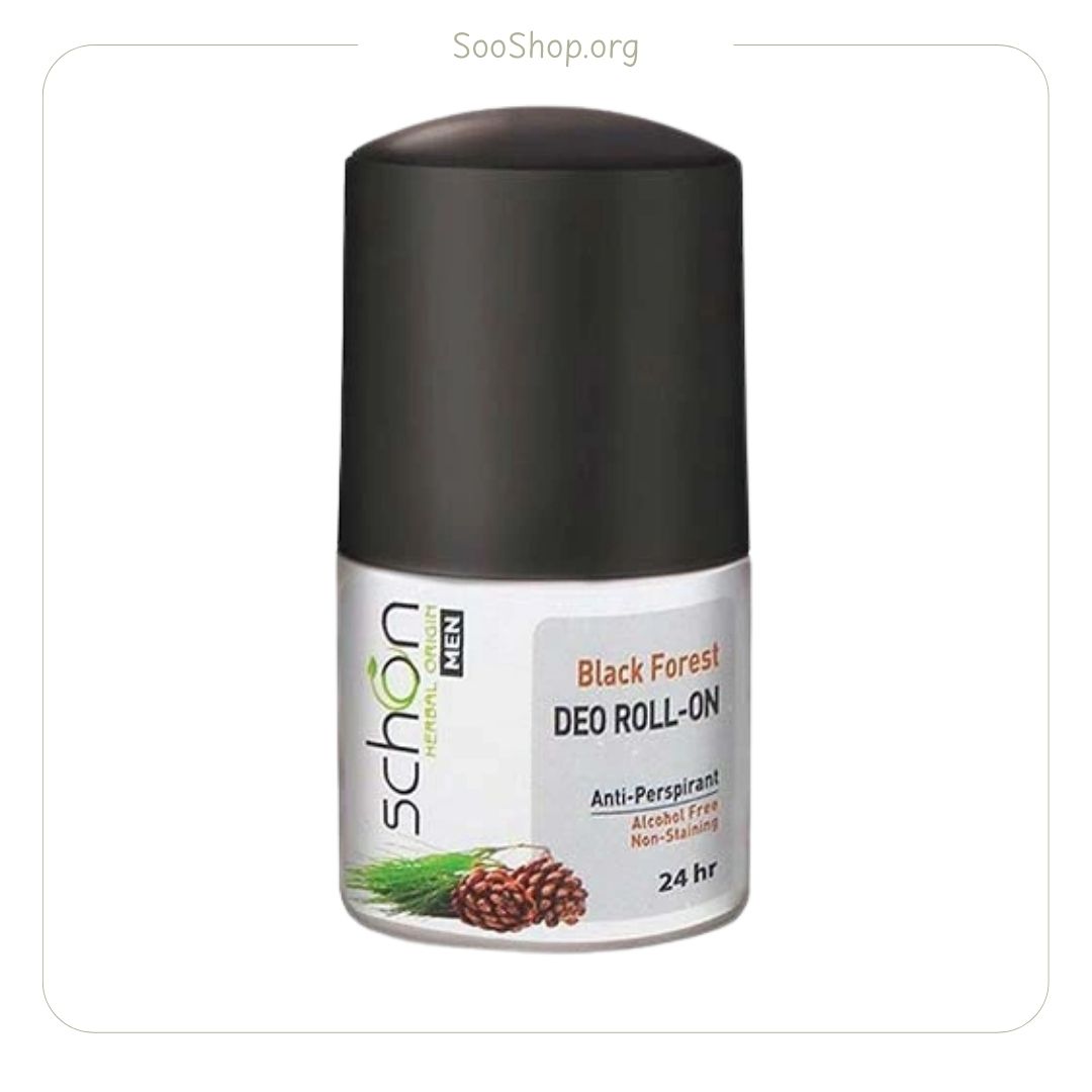 مام رول مردانه شون مدل بلک فارست | Schon Black Forest Roll-On Deodorant for Men