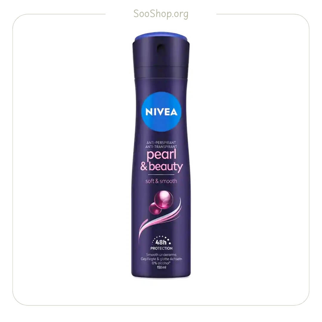 اسپری بدن زنانه نیوآ مدل پرل اند بیوتی بلک (اصل) | Nivea Pearl & Beauty Black Body Spray