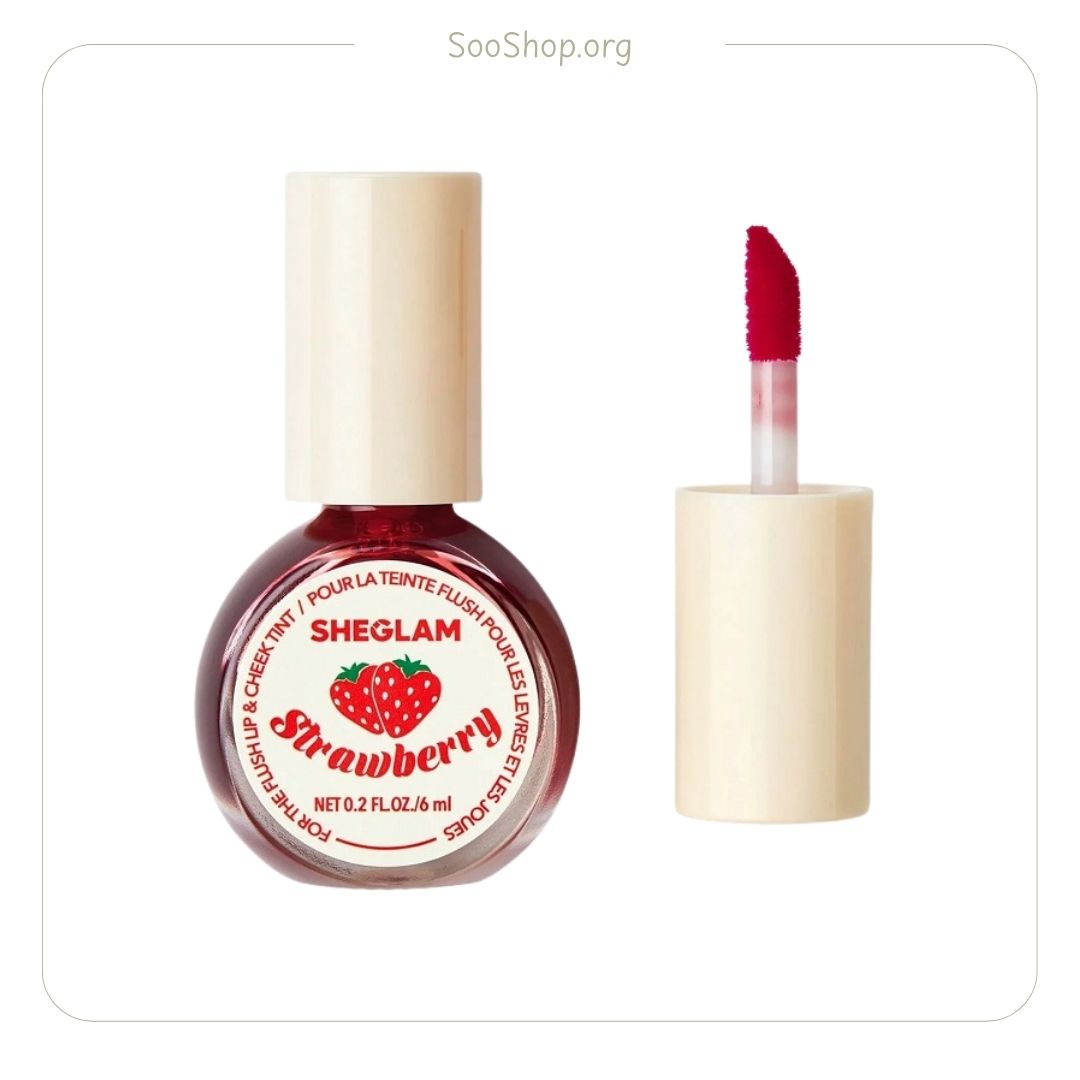 تینت لب میوهای شیگلم رنگ ایتز چیلی (اصل) | SHEGLAM Fruit Punch Lip Tint - It's Chilli