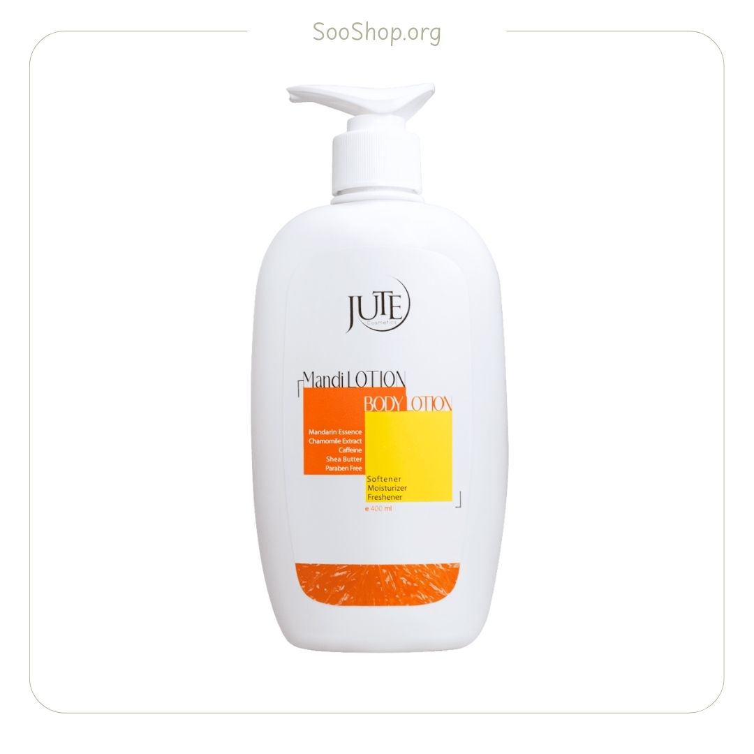 ژوت – لوسیون بدن ماندارین (۴۰۰ میل) | Jute Mandarin Body Lotion (400ml)