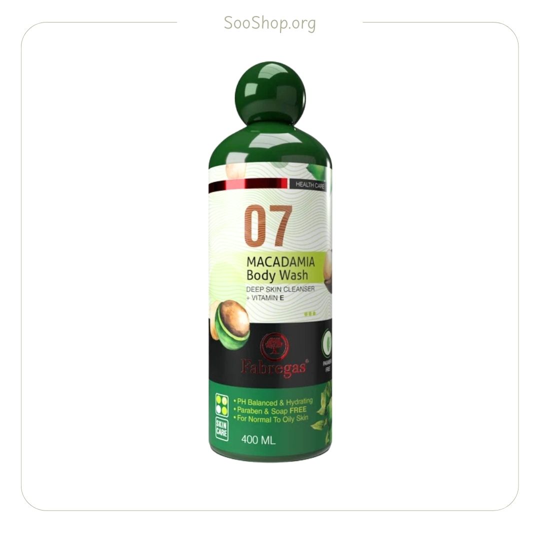فابریگاس – شامپو بدن ویتامینه ماکادمیا (۴۰۰ میل) | Fabregas Macadamia Vitamin Body Wash (400ml)