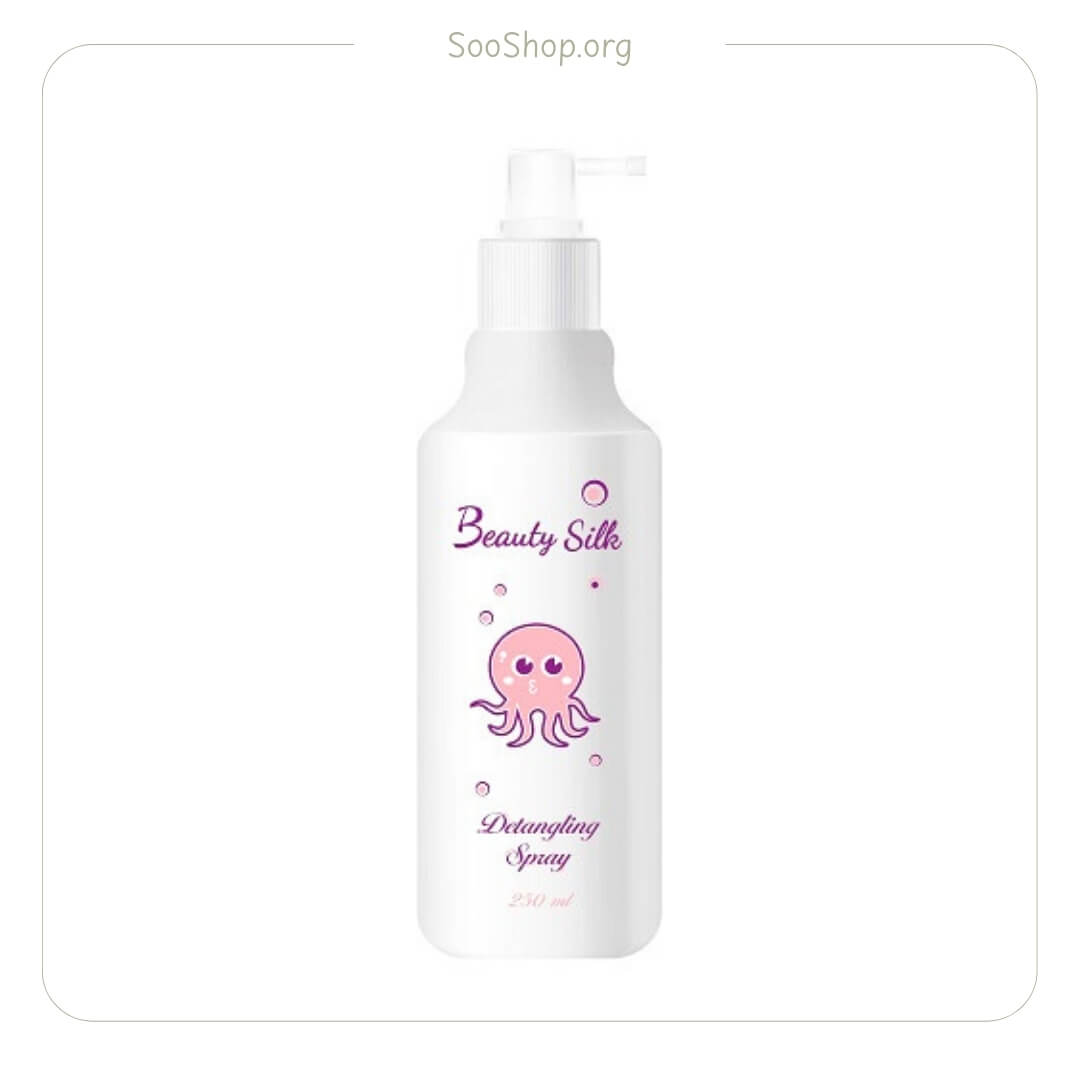 اسپری بازکننده گره مو کودک بیوتی سیلک 250 میل (اصل) | Beauty Silk Kids Detangling Spray 250ml