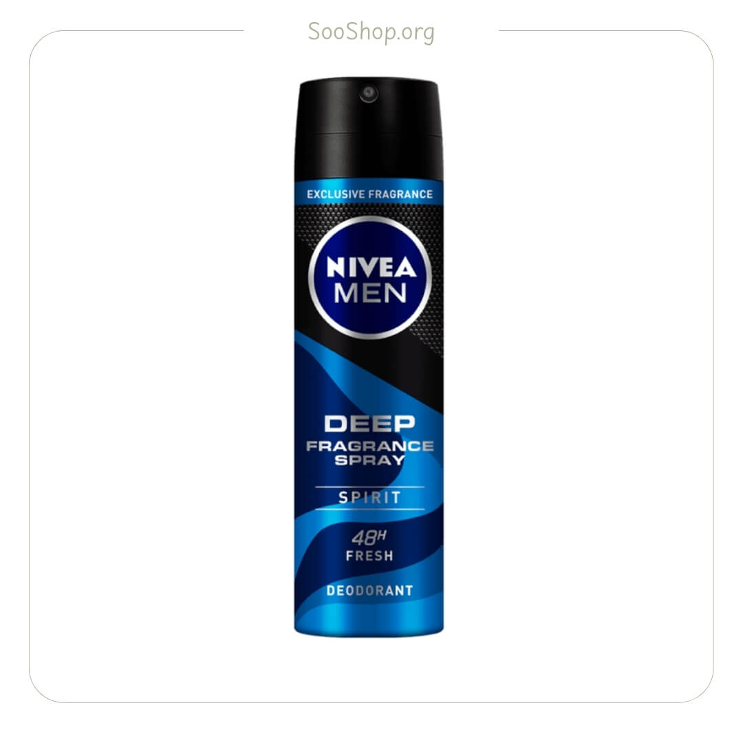 اسپری بدن مردانه نیوآ مدل دیپ اسپیریت (اصل) | Nivea Men Deep Spirit Body Spray