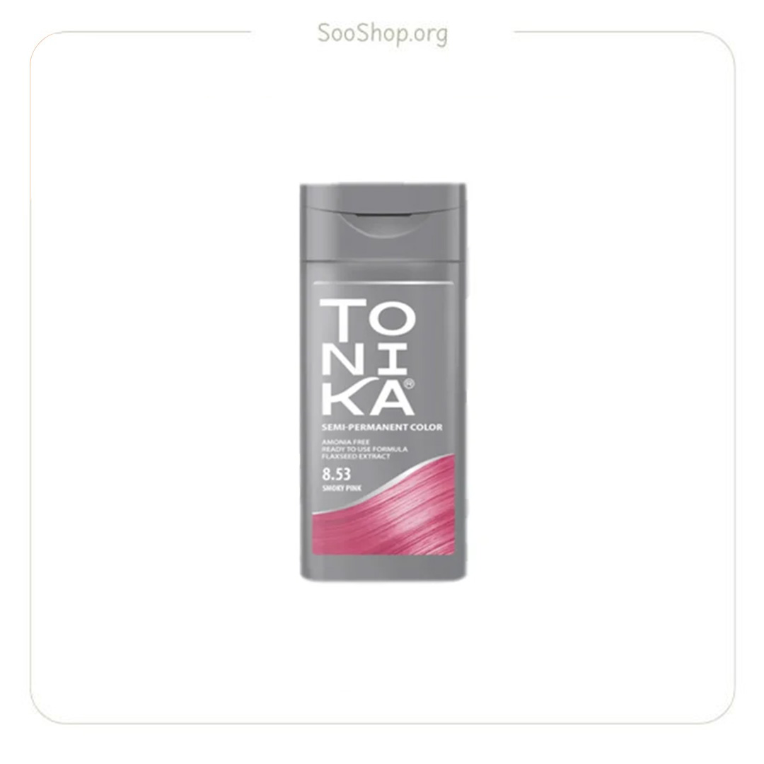شامپو رنگ تونیکا صورتی پلاتینی 8.53 TOHNKA 8.53 TOHNKA Coloring Shampoo Blonde pink