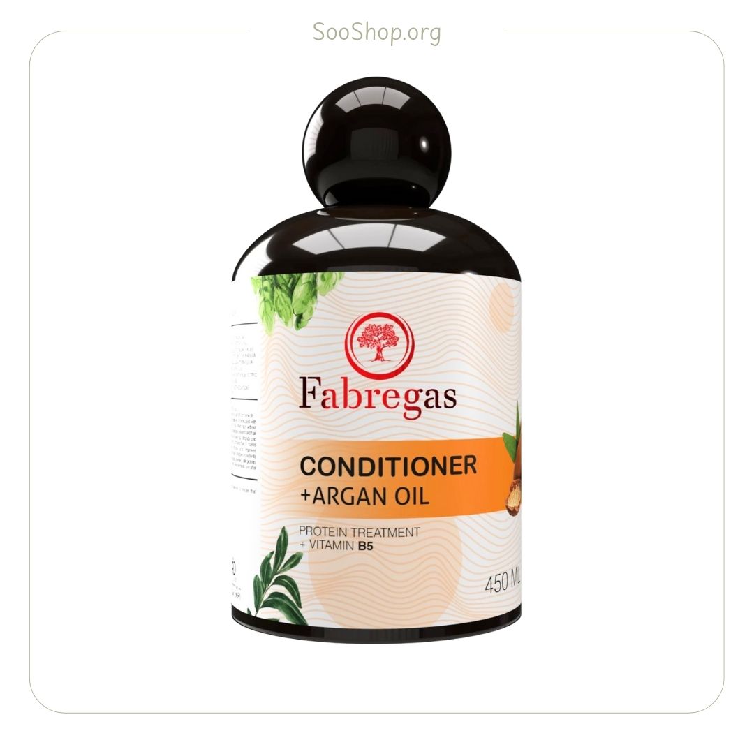 فابریگاس – نرم کننده مو آرگان بدون سولفات (۴۵۰ میل) | Fabregas Argan Sulfate-Free Conditioner (450ml)
