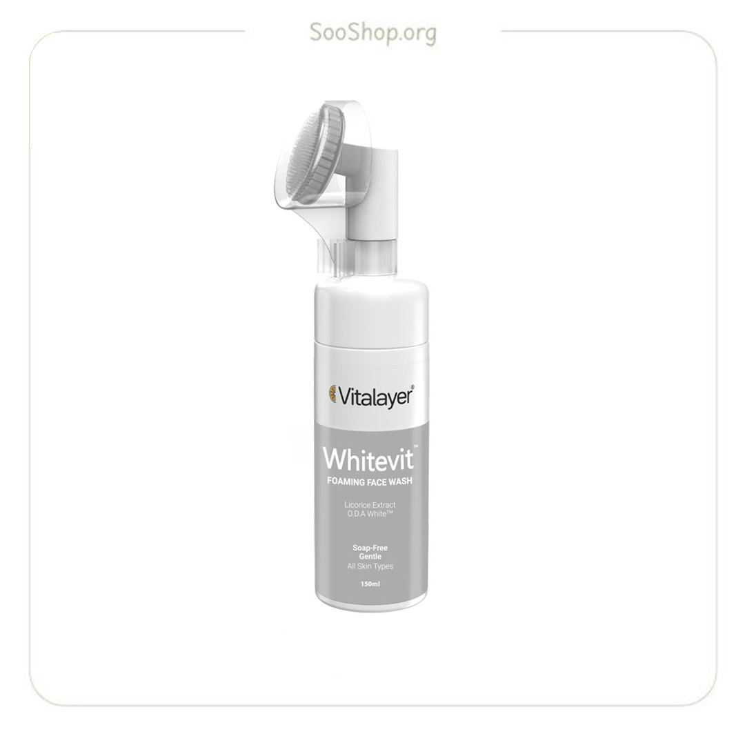 فوم پوست لک دار ویتالایر (اصل) | Vitalayer Foam Cleanser for Blemished Skin