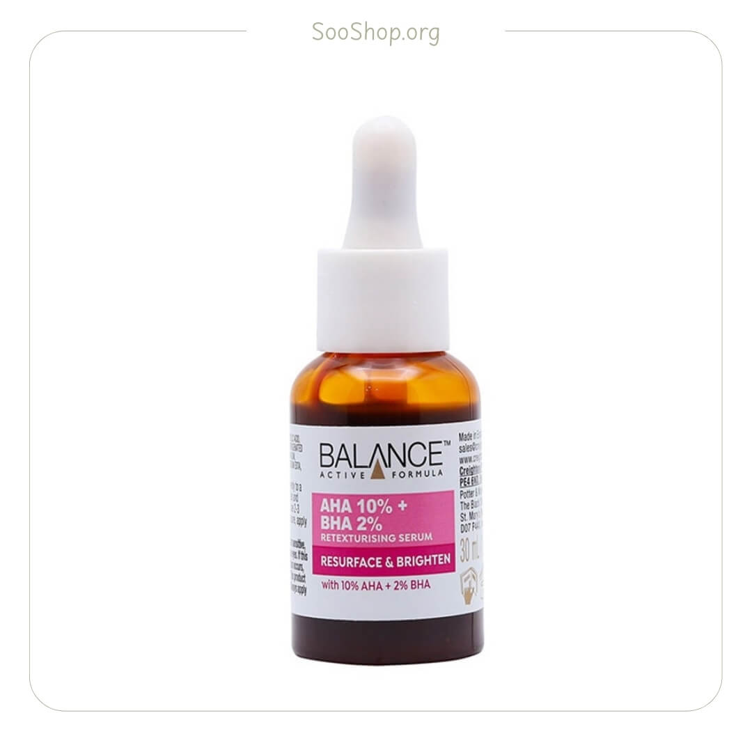 سرم پیلینگ لایه بردار بالانس AHA 10% + BHA 2% (اصل) | Balance AHA 10% + BHA 2% Peeling Serum
