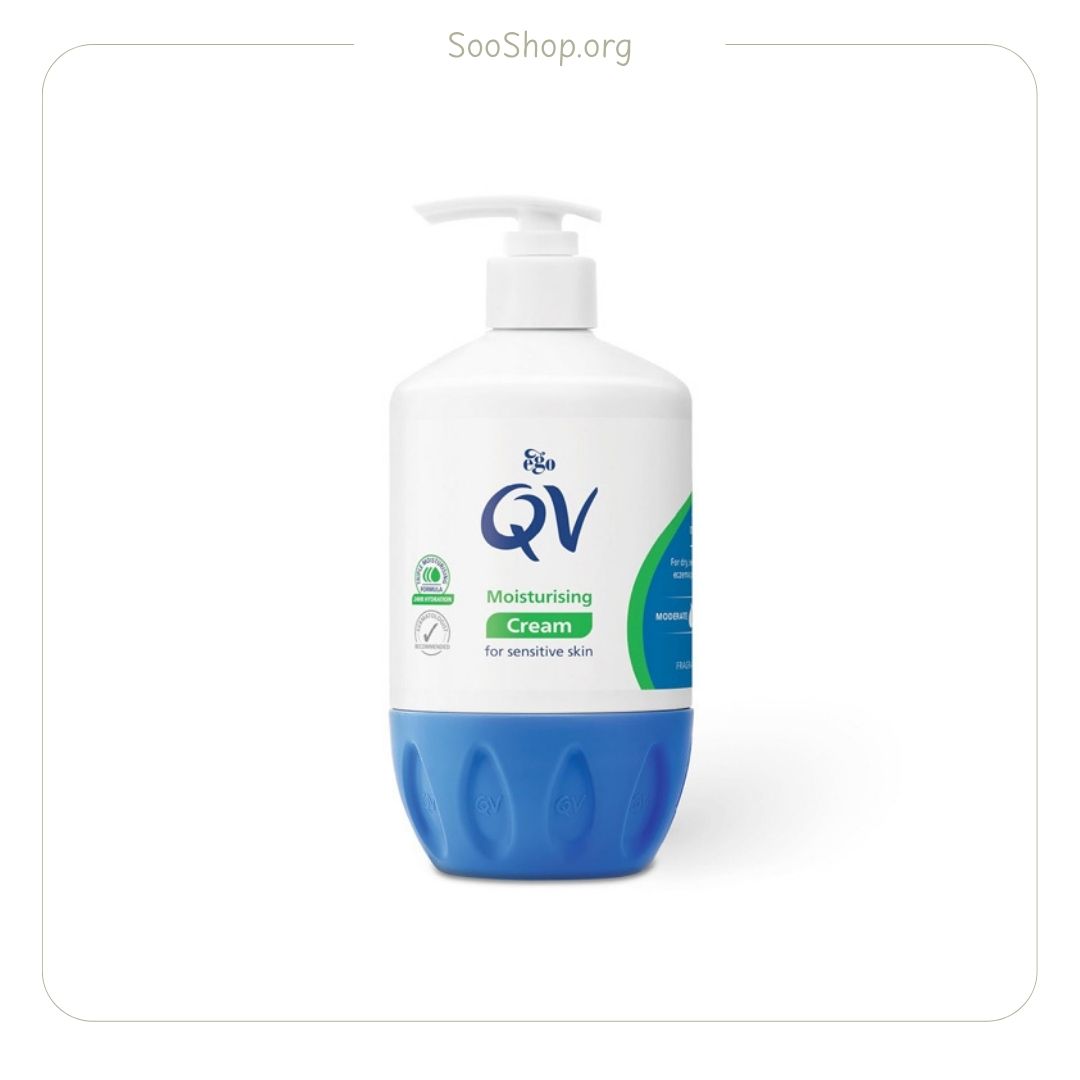 آبرسان پمپی کیووی QV پوست خشک 500 میلیلیتر (اصل)