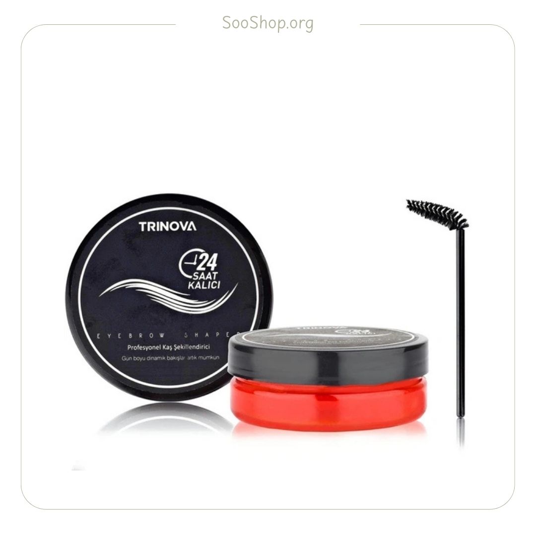 ژل ابرو ترینوا Trinova کاسه‌ای مدل Eyebrow Shaper (اصل)