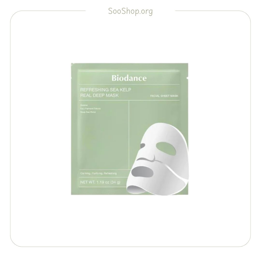 ماسک ورقه ای جلبک دریایی Biodance (اصل)
