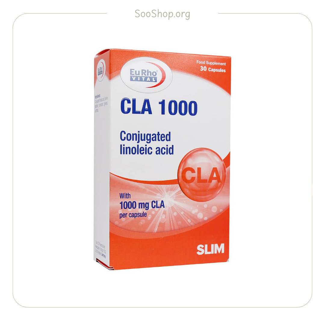 کپسول سی ال ای 1000 یوروویتال 30 عدد – CLA 1000mg Eurovital Capsules (30 Tabs)