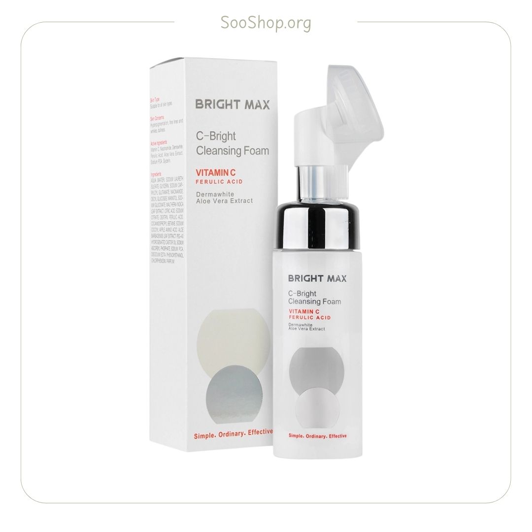 فوم شستشوی صورت ویتامین C برایت مکس (اصل) | Bright Max Vitamin C Foaming Cleanser