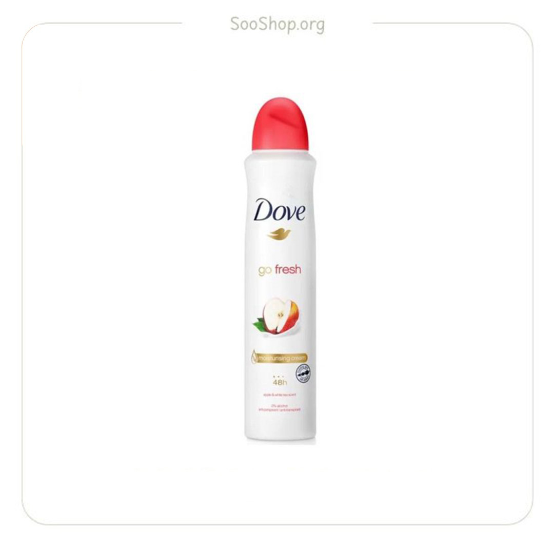 اسپری ضدتعریق داو سری Go Fresh با رایحه سیب حجم 250 میل