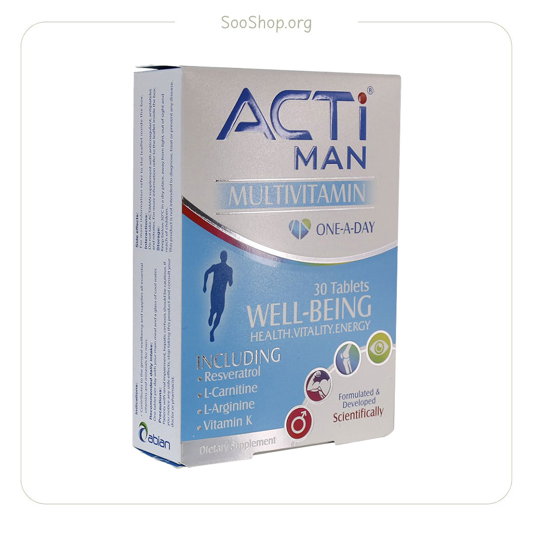 قرص اکتی من – Abian Darou Acti Man (30 Tabs)