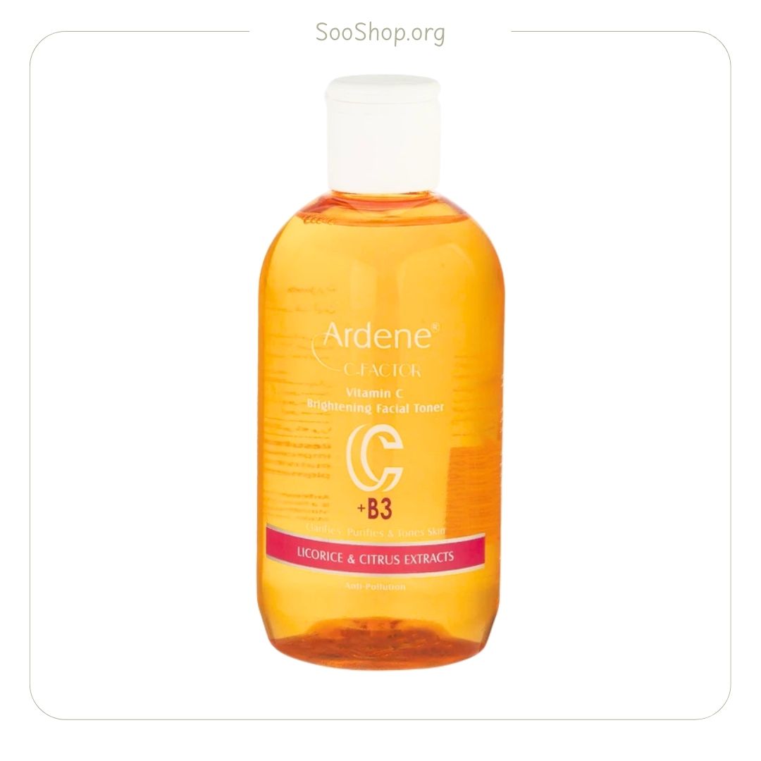 تونر پاک کننده آردن سی فکتور مدل سی پلاس (اصل) | Ardene C-Factor C Plus Cleansing Toner