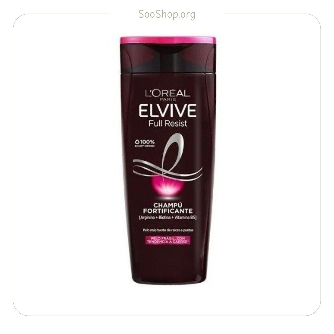 شامپو لورآل السیو L'Oreal Elseve ضدریزش آمینکسیل مدل Full Resist – Aminexil (اصل)