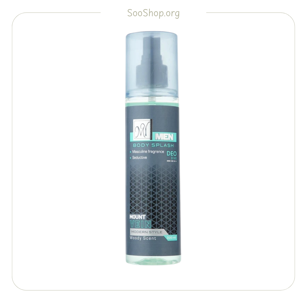 بادی اسپلش مای مدل Mount Vain مخصوص آقایان (اصل) | My Body Spray for Men - Mont Vain