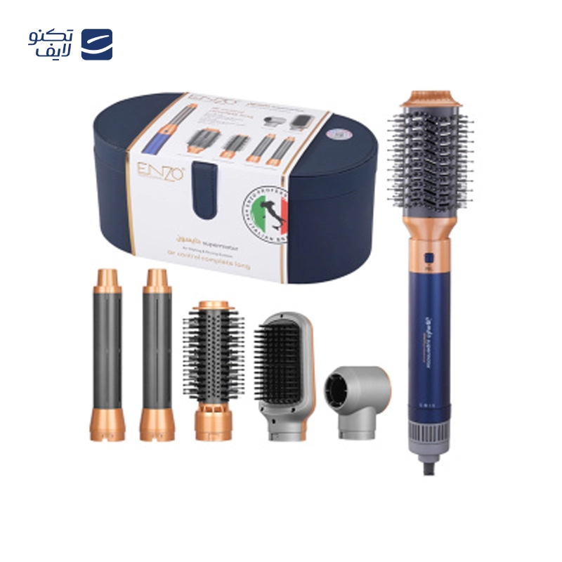 سشوار برس دار حالت دهنده انزو پروفیشینال مدل EN-4133