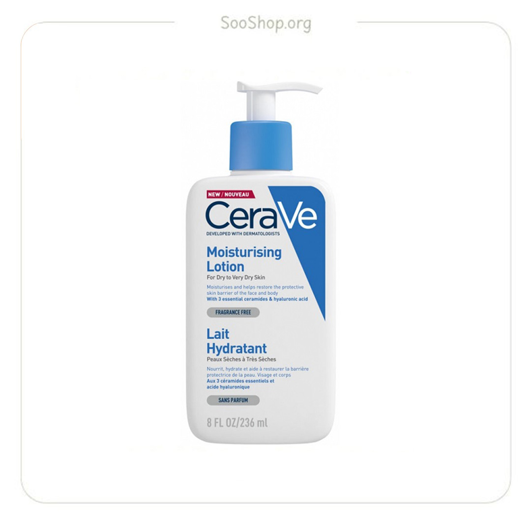 لوسیون مرطوبکننده صورت سراوی (اصل) 236 میل| CeraVe Facial Moisturizing Lotion