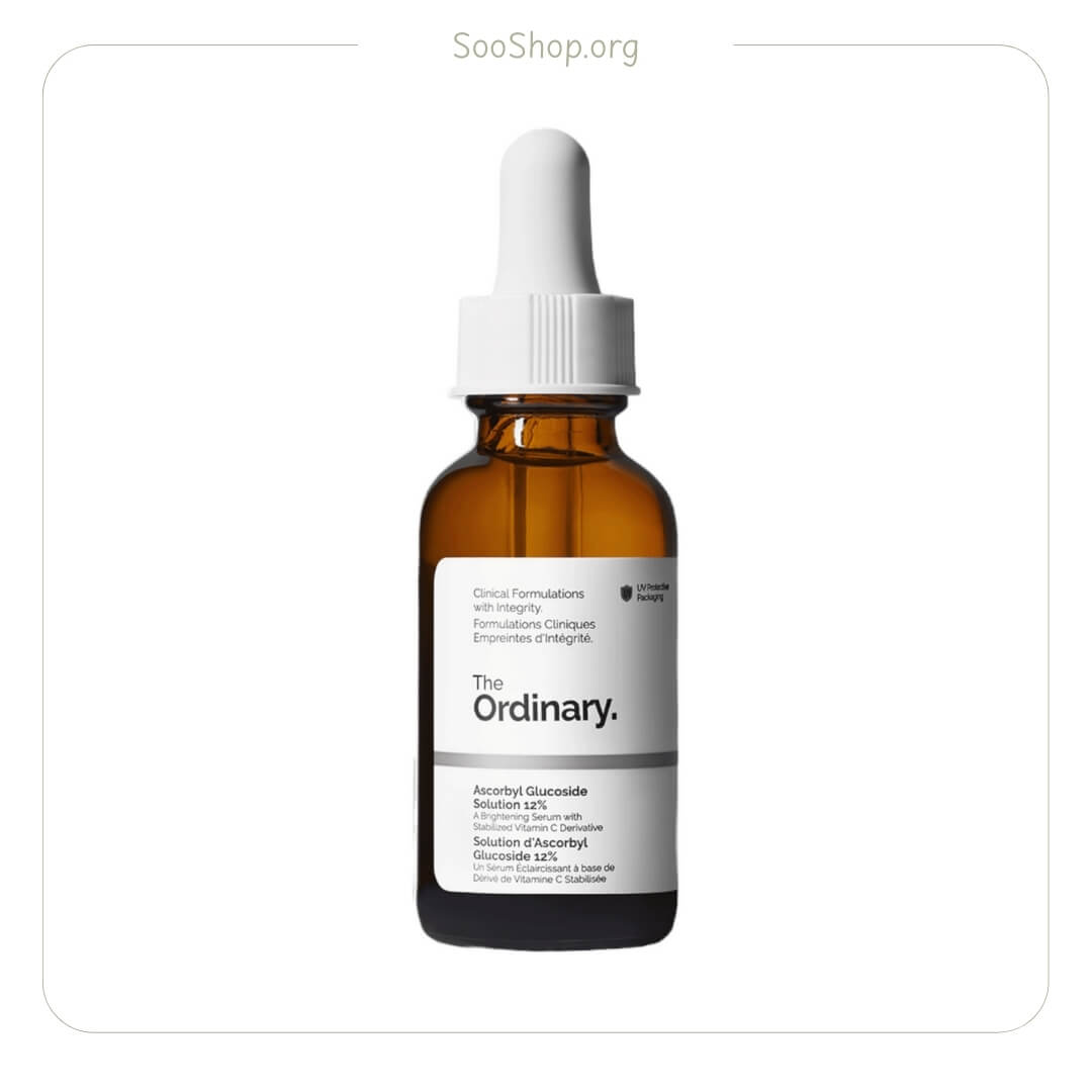 سرم ویتامین سی اوردینری مدل آسکوربیل گلوکوزاید 12% حجم 30 میل (اصل) | The Ordinary Ascorbyl Glucoside Solution 12% 30ml