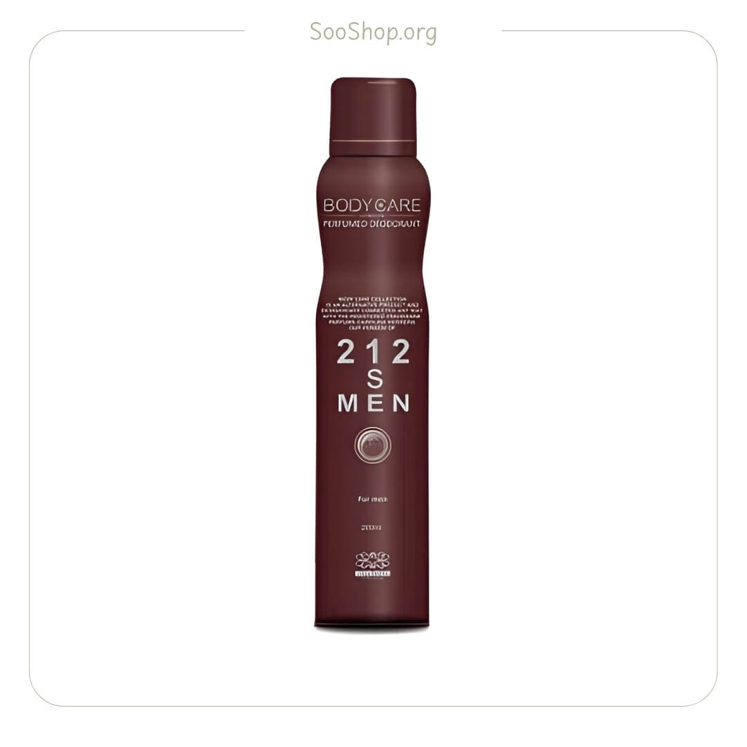 اسپری خوشبو کننده بدن مردانه بادی کر با رایحه 212 (اصل) | Body-Care 212 Scent Body Spray for Men