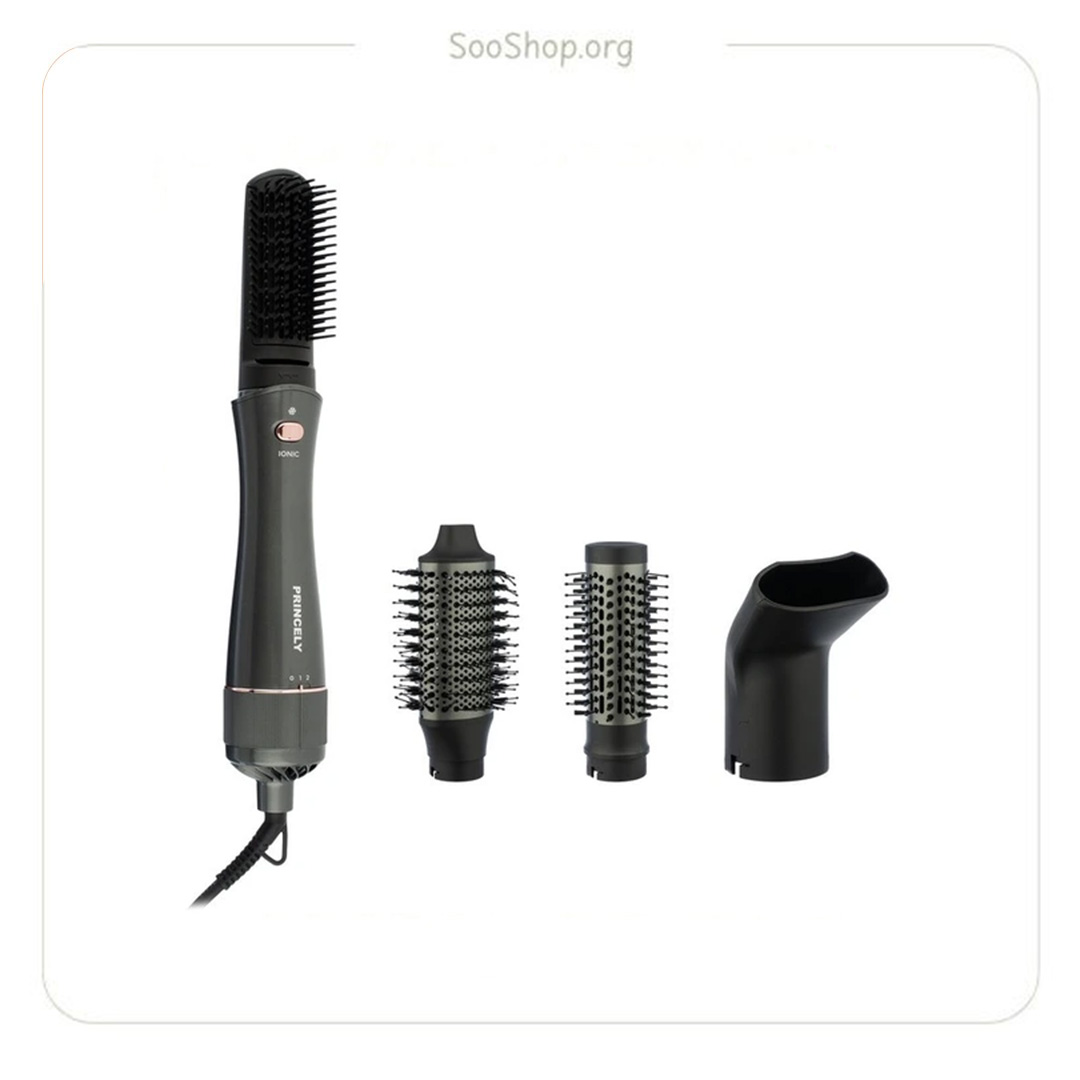 سشوار برس‌دار ۴ کاره ۲۰۰۰ وات پرینسلی PR331 AT (اصل) | Princely 4 in 1 Hot Air Brush Hair Dryer 2000W PR331 AT