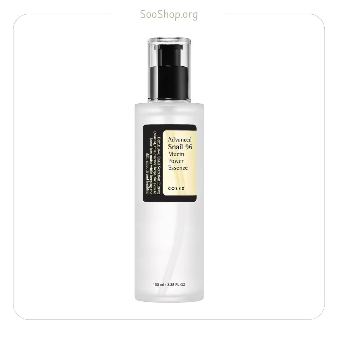 اسنس حلزون 96% کوزارکس مدل Advanced Snail حجم 100 میل (اصل) | COSRX Advanced Snail 96 Mucin Power Essence 100ml