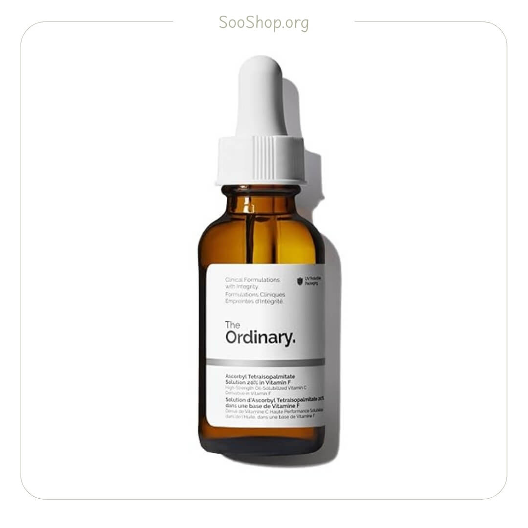 سرم ویتامین سی اوردینری آسکوربیل تترا ایزوپالمیتات 20% حجم 30 میل (اصل) | The Ordinary Ascorbyl Tetraisopalmitate Solution 20% in Vitamin F 30ml
