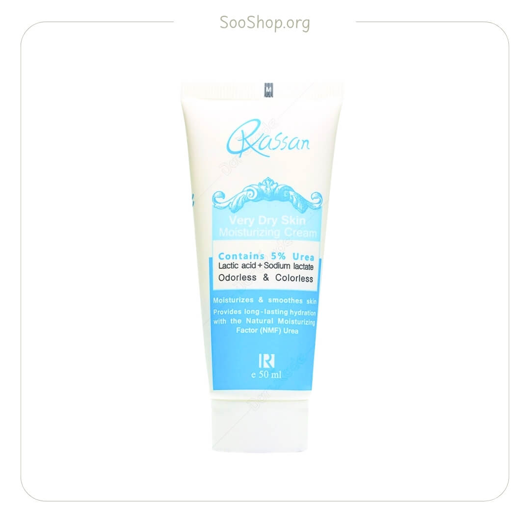 کرم مرطوب کننده راسن حاوی اوره 5% (اصل) | Rassan 5% Urea Moisturizing Cream