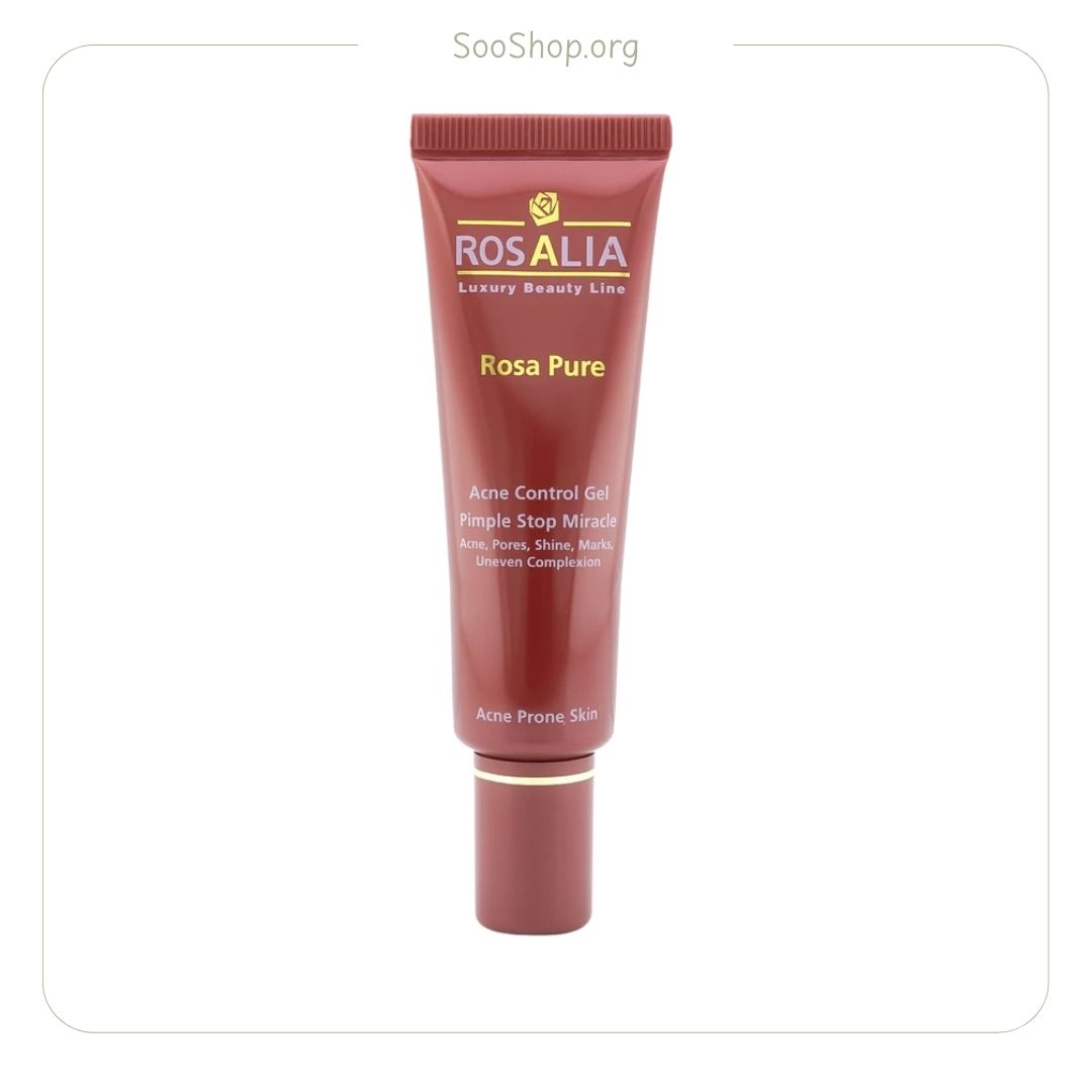 ژل ضد جوش رزالیا مدل رز پیور (اصل) | Rosalia Rosa Pure Acne Control Gel